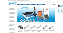Desktop Screenshot of jfopt.com